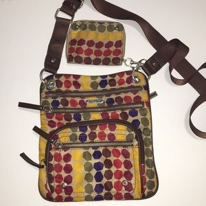 Colorful Hexagon Designed Crossbody Bag